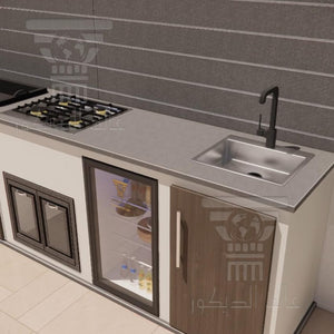 باربكيو خارجي MG300 بتصميم مطبخ متكامل