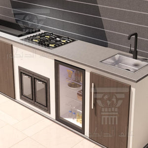 باربكيو خارجي MG300 بتصميم مطبخ متكامل