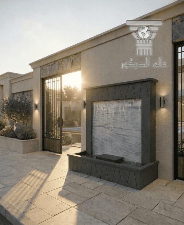 شلال حجري جداري SH514 بتصميم خارجي هادئ