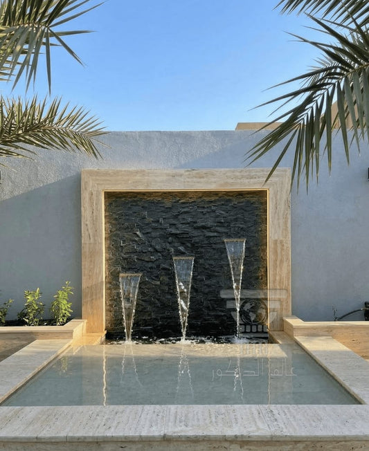 شلال حجري جداري SH510 بتصميم خارجي فاخر