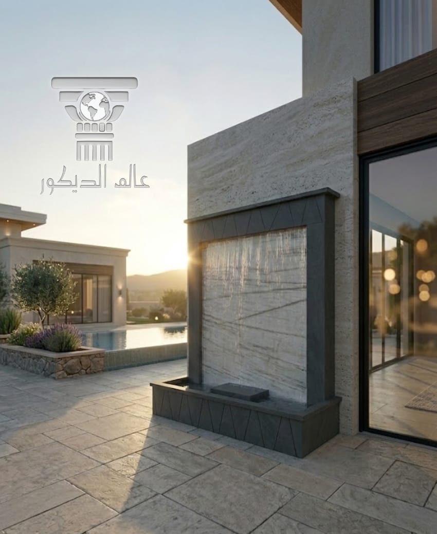 شلال حجري جداري SH513 بتصميم مودرن هادئ