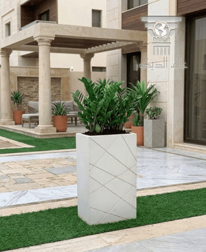 أحواض q131... هندسة الضوء والظل في تصميم عصري يعانق الطبيعة.