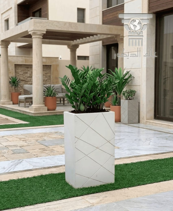 أحواض q131... هندسة الضوء والظل في تصميم عصري يعانق الطبيعة.